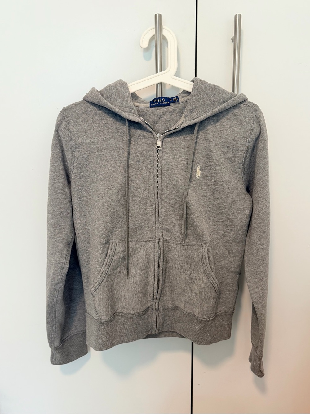 Ralph Lauren Gray Zip-Up Hoodie Sweater